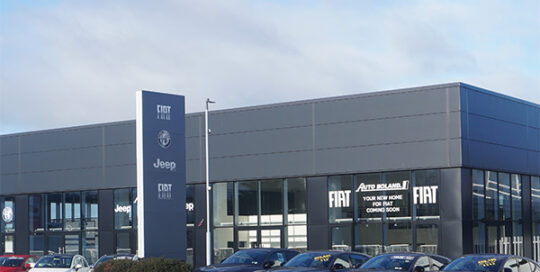 bolands fiat showroom waterford (fire stopping, penetration seals, cavity barriers, intumescent coatings, compartmentation)